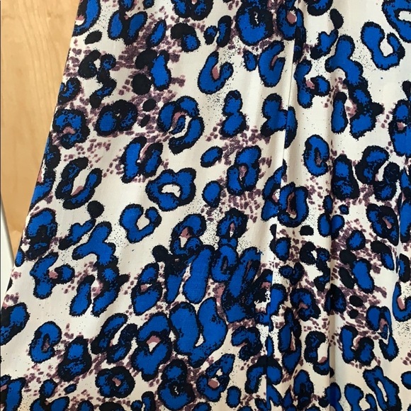 Topshop Island Animal Print Cross Back Maxi Dress - Picture 6 of 8